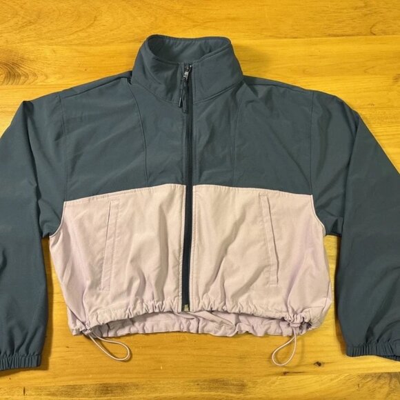 Gilly Hicks Full-Zip Womens Windbreaker Green Jacket XS X-Small NWT - Picture 3 of 13